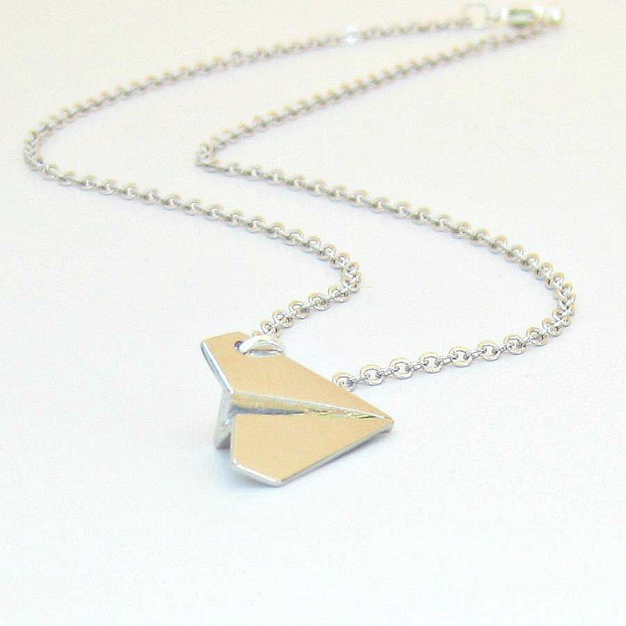 Paper Airplane Necklace One Direction inspired necklace