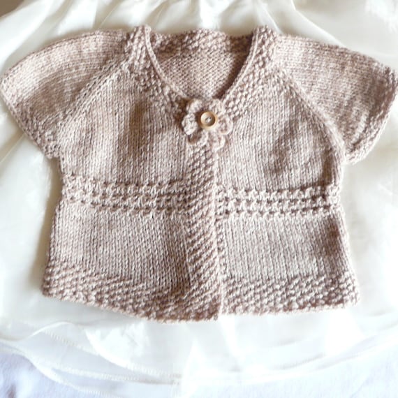 Knitting Pattern Cardigan Sweater Emma a Seamless Top Down