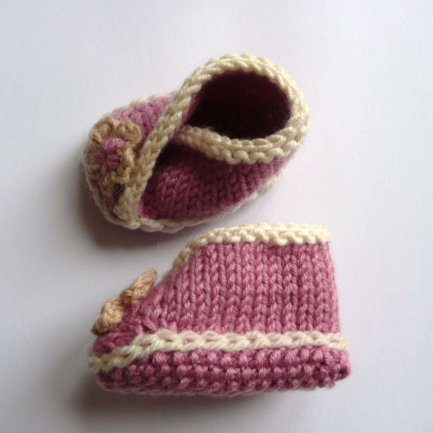 crossover baby booties