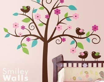 Whimsical wall decal | Etsy