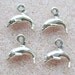 CHARMS, Sterling, Silver, DOLPHINS, 3 Piece Lot, Ocean, Animal, Nautical