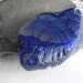 Cobalt Blue Agate Necklace, Rainbow Druzy, Bold Jewelry