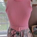 Long Maxi Dress Pink Size 8 Vintage 1970s Heuy Waltzer for Mannequin - SALE