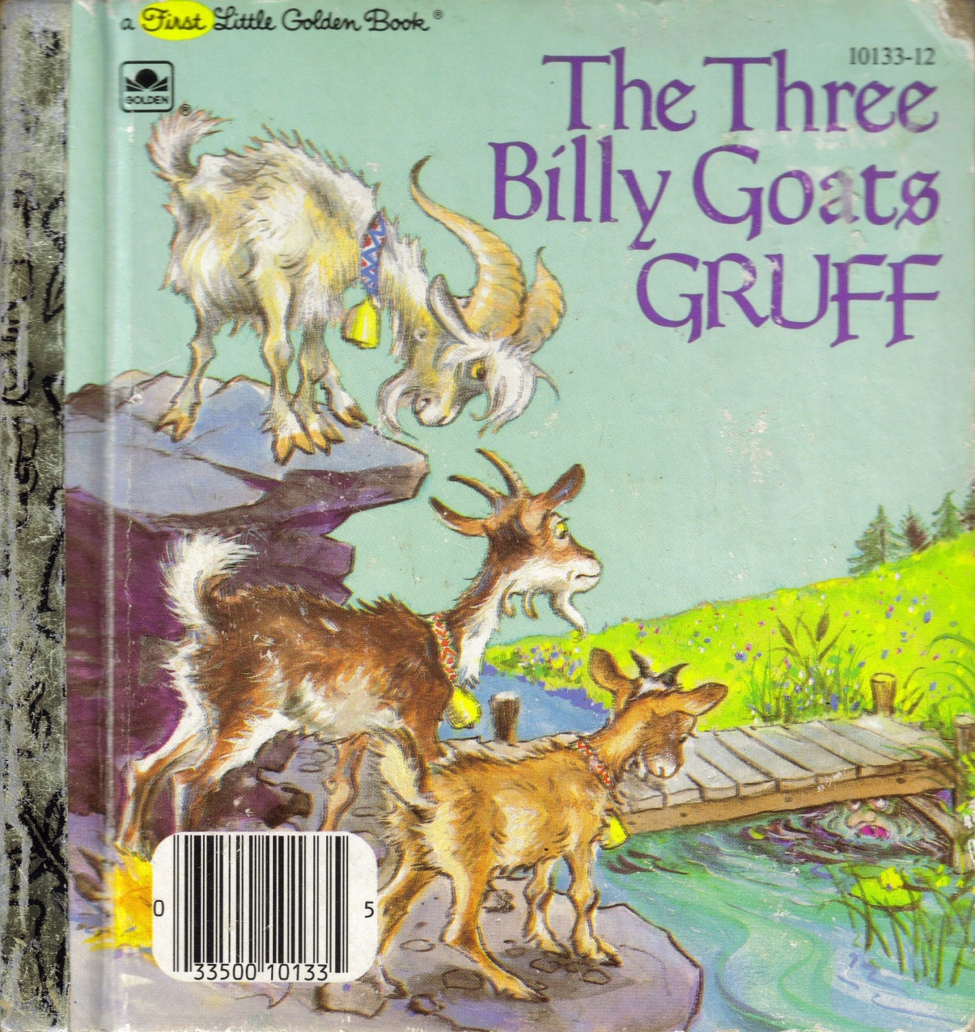 Vintage Children's Book The Three Billy Goats Gruff
