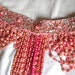 RESERVED. 1970's Vintage Pink Pearl Belly Dance (Burlesque) Costume, 7 pc Set