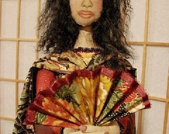 Miyoshi-Art Ooak Doll-Japanese Inspired Art Doll (made to order by request)