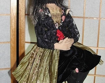 Art Doll-Morgana- the Witch-OOAK (Made to order by Request)
