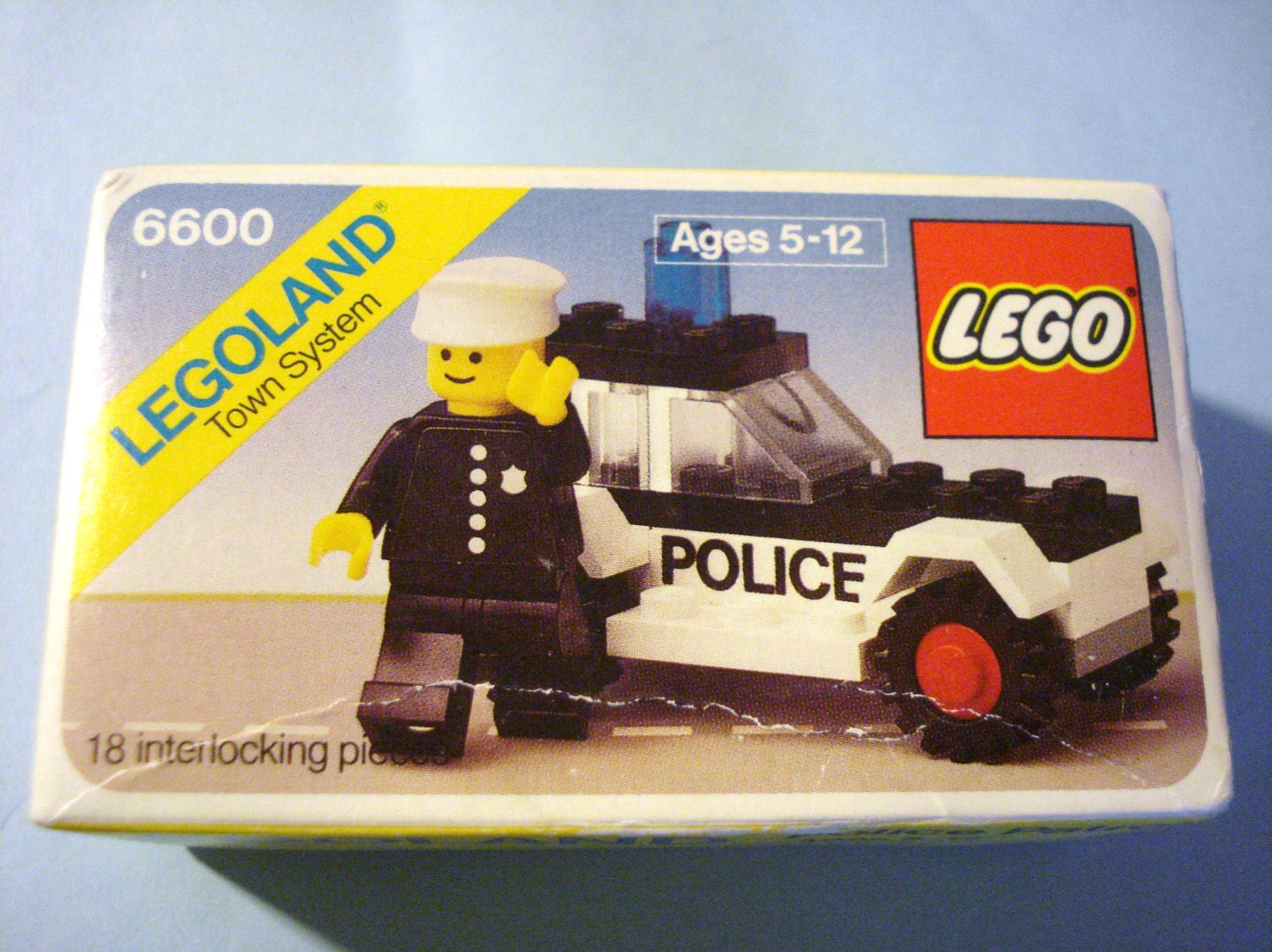 lego police car 1980s