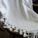 French vintage cotton matelasse with tassel edging