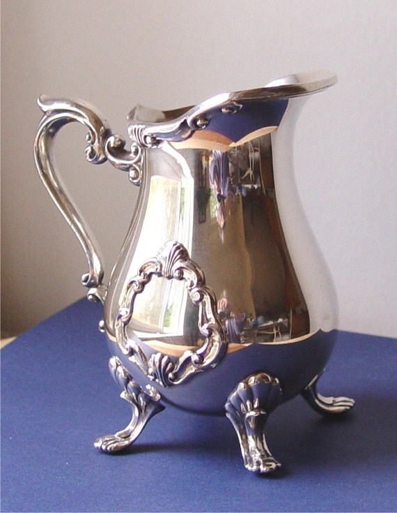 F B ROGERS SILVERPLATE PITCHER Georgetown