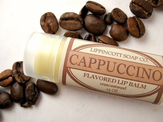 Cappuccino Lip Balm Coffee Lip Balm Unsweetened Lip Balm