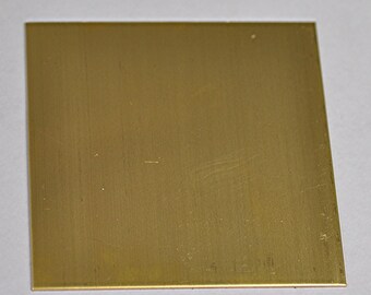 Yellow Brass Sheet - Your Choice of Gauges & Sizes