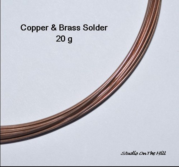 COPPER & BRASS Solder Wire Light Copper Color by StudioOnTheHill