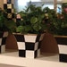 Hand Painted Black and White Herb Pots - Planters