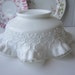 Vintage Fenton Milk Glass Spanish Lace Serving Bowl