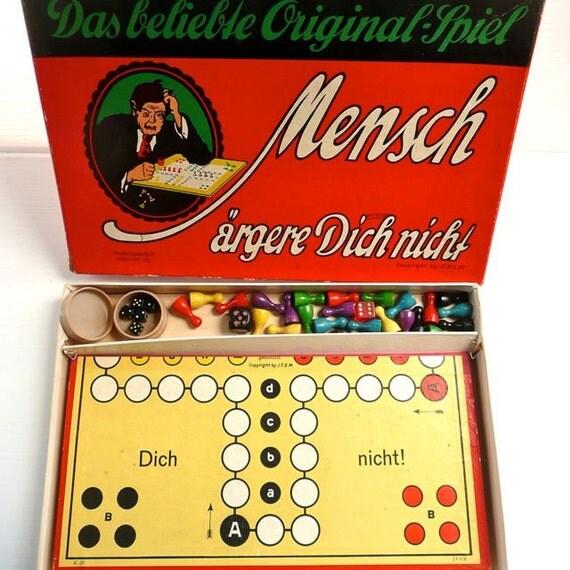 Vintage Board Game Mensch argere dich nicht