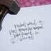 Custom for Jacquie: Rachel Address Stamp (Polymer with Wood Handle)