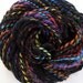 Handspun Yarn - Hand Dyed Bulky Wool Silk Yarn - Stained Glass 10.4 oz