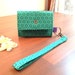 Mini Clutch -Wristlet - iphone case - Mini Wallet - credit card case - Smidget Keyring Wallet