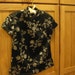 Black Asian style blouse