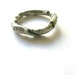 Sterling Silver wood Textured Ring-Oxidised -Natural inspired-Gift-Handmade by cyklu