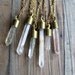 Mini Crystal necklace for layering - No 15