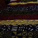 Vintage Retro Large stripe Safara pattern fabric 65" long x 43" width