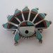 Sun God - vintage brooch