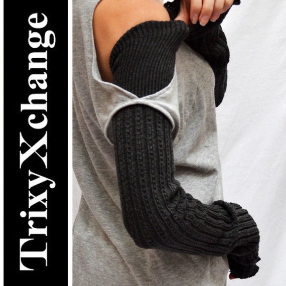 Items similar to TRIXY XCHANGE Extra Long Arm Warmers Fingerless