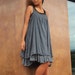 Journey mini dress...Dark Gray (one size fit most)