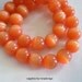 Rich Orange Mexican Opal 8 pcs