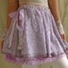 Orchid Layered Rococo Skirt... size Medium... Eco Friendly Recycled