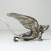 Winged Angel Pugnacious Mouse - bronze sculpture - around 7 inches nose tip to tail tip - Objet d'art metal ornament and luxury paperweight.
