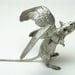 Winged Sprightly Mouse - Bronze Sculpture - 7 and a bit inches nose tip to tail tip