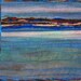 Night Reflections FIber Art Quilt Wall Hanging