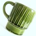 Green Japan Mug Vintage Triangle Coffee Cup