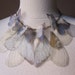 I Will Fly Away - Violet Vanessa (Inachis IO) Organza Butterflies and Wings Necklace - Made to Order