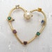 Vintage Heart Pin Rhinestone Dearest P1418