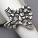 Chunky Sterling Nugget Texas Ring Size 9 1/2 R1703