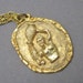 Vintage Necklace Grecian Water Boy Signed Art N1878