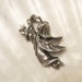 Vintage Sterling Angel Charm with Star C3515