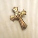 Victorian Cross Brooch Taille d Epargne P3701