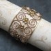 Wide Cuff Bracelet Rose Gold Filled Wire Krementz B3997
