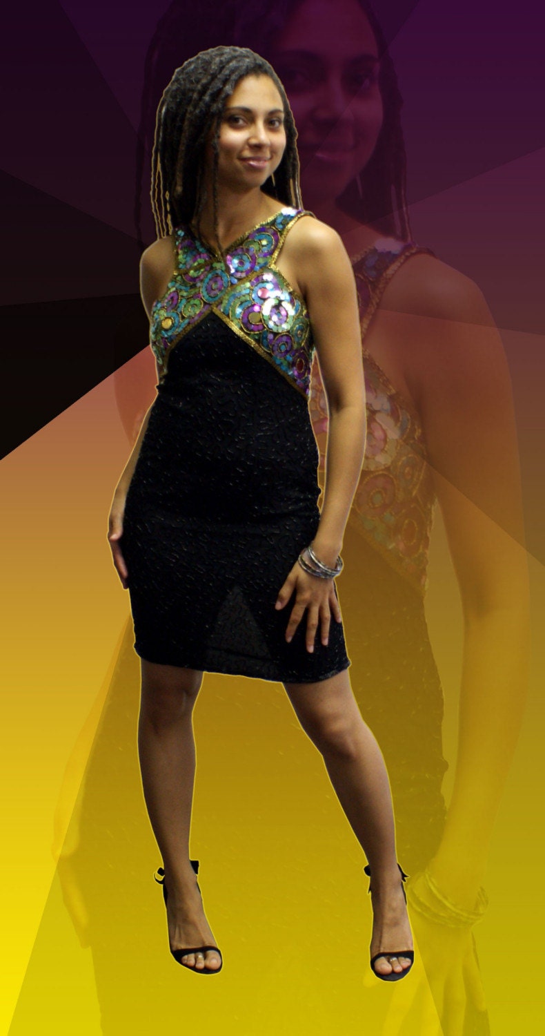 80s sequin outfit