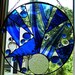 The Blues Stained Glass Art Panel