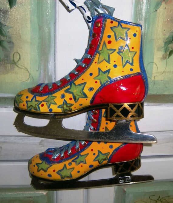 Painted Ice Skates