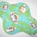 Cloth menstrual pad 10 inch with monkeys