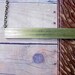 Industrial Beam Pendant Brass Rectangular Tube Geometric Necklace Unisex