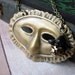 Masquerade Necklace - Halloween Costume - Venetian Carnivale Mask Pendant