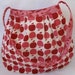 Her First Mod Purse in pleated pink Apple Dot and Blossom Bouquet Toss by Sandi Henderso (see shop annc. for free shipping offer)